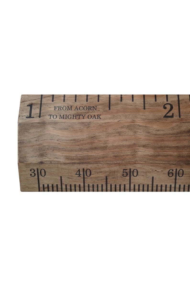 Wooden Height Chart Ruler Oak Finish - Personalised - Free UK Delivery ...