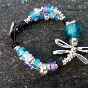 Pulsera de mariposa, estilo uno de 50, pulsera de cuero, pulsera de mujer, pulsera plateada, pulsera, joyería, pulsera de plata gruesa