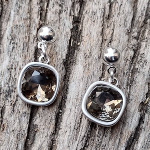 Crystal earrings women earrings, silver earrings,uno de 50 Style earrings, statement Earrings, wedding earrings,gift earrings, valentine day