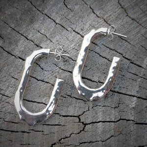 Pendientes de aro, pendientes bañados en plata, pendientes boho, pendientes llamativos, pendientes de boda, pendientes de regalo, día de San Valentín, estilo uno de 50