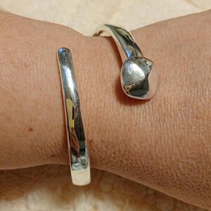 Silver nail bracelet,women bracelet,silver bracelet,uno de 50 Style,nail bracelet, cuff bracelet,statement bracelet, anniversary bracelet