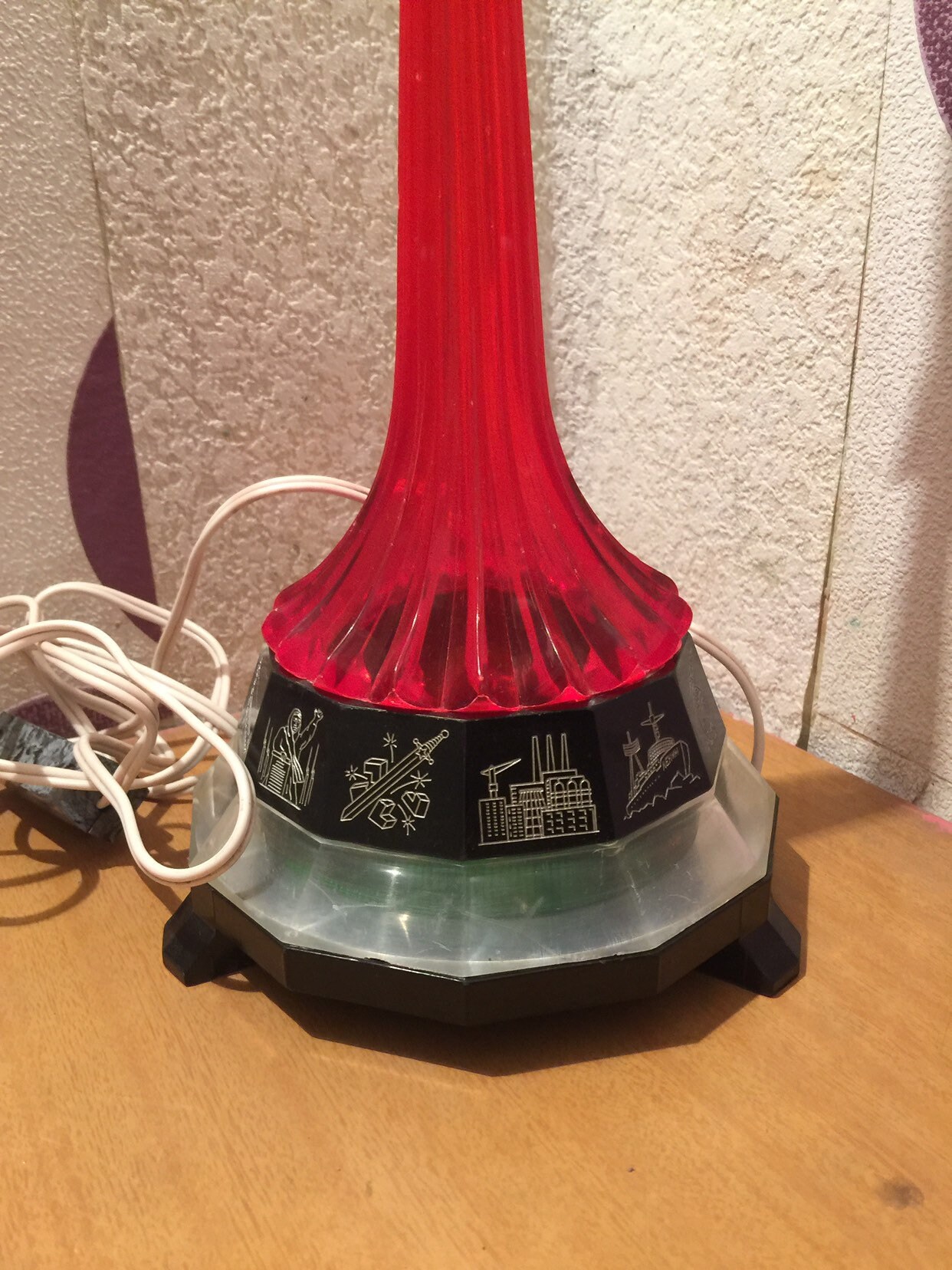 Vintage Table Night Lamp Light Rocket Space Cosmos USSR Etsy UK