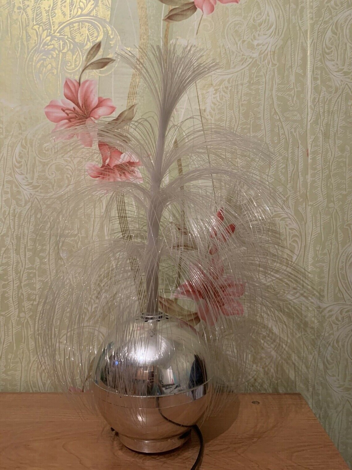 Vintage Fiber Optic Lamp. the Beam Rotates and Changes Color. Etsy UK