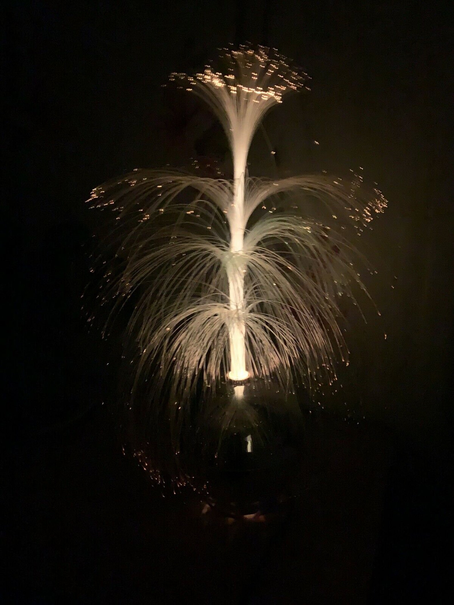 Vintage Fiber Optic Lamp. the Beam Rotates and Changes Color. Etsy UK