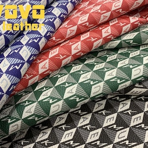 Design Faux Leather , Vegan Vinyl Synthetic Leather Fabric
