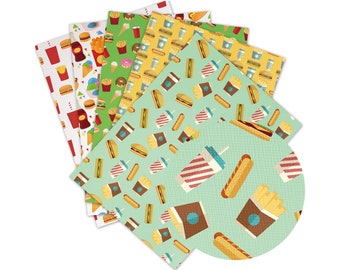 Fogli in finta pelle senza tariffe, formato A4, in PVC stampato, per lavori artigianali, in finta pelle, con personaggi dei cartoni animati, stampati per borse, orecchini, fogli in vinile