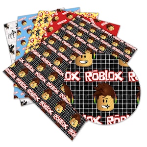 Faux Leather Sheets fabric pieces Cartoon  Character Earring Hair Bow Crafts Leather Synthetic Leather Fabricvinyl sheet