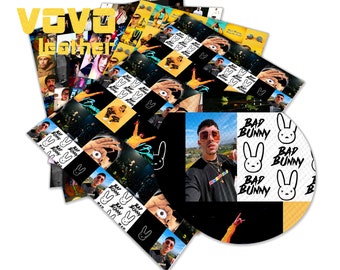 Cartoon Faux Leather Sheets A4 Size 8x12 for Earrings Hair Bows DIY Crafts, PU Synthetic Leather Fabric Vinyl Sheet Tariff-free