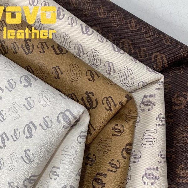 Designer Faux Leather Sheet, Vinyl Synthetic Leather Fabric ,Durable Vegan Leather Sheets in Unique Patterns