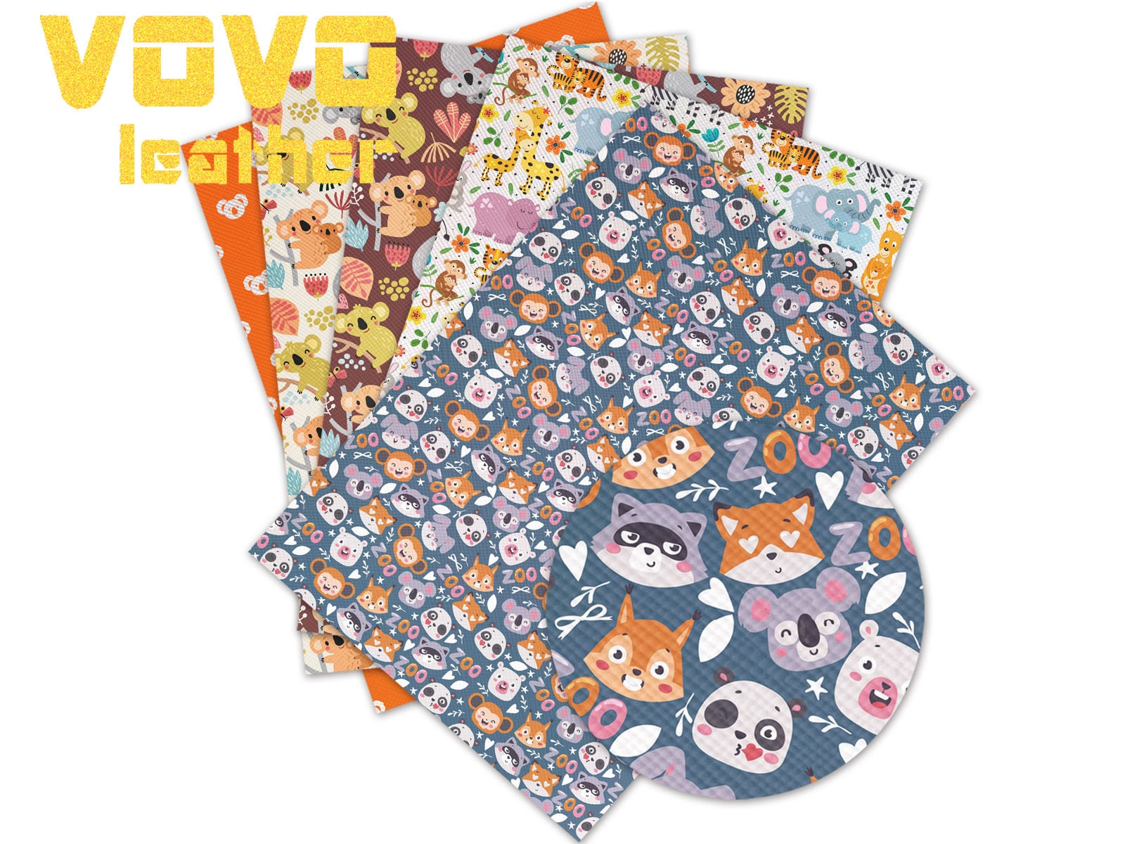 Faux Leather Sheets A4 Size Pvc Printed Crafting Faux Leather Cartoon  tanuki Character  Printed  for bag purse earrings bowsvinyl sheet