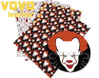Cartoon Faux Leather Sheets A4 Size 8x12 for Earrings Hair Bows DIY Crafts, PU Synthetic Leather Fabric Vinyl Sheet Tariff-free