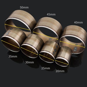 Set of 7 sizes 20mm 25mm 30mm 35mm 40mm 45mm 50mm leather hole punch sharp steel Round Circle Cutters Cutting Tools image 2