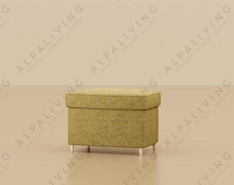 STRANDMON Ottoman Cover – Tailored Replacement for Pouf