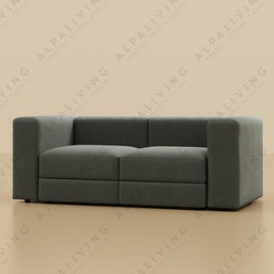 Sofa Cover for JÄTTEBO Series – Custom-Made in Many Colors – Washable Cover for 2 Seater Sofa