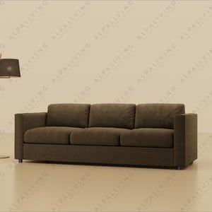 VIMLE Cover for 3-Seater Sofa – Custom Washable Fabric Cover