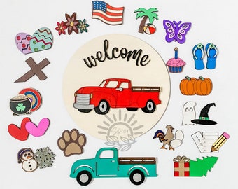 Free Free Interchangeable Truck Sign Svg 360 SVG PNG EPS DXF File