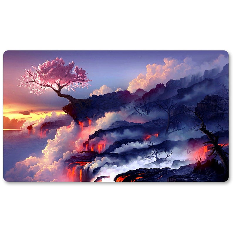 Pink tree - Board Game MTG Playmat Size 60X35CM Mousepad Play Mat for TCG CCG  Big Table Mats 