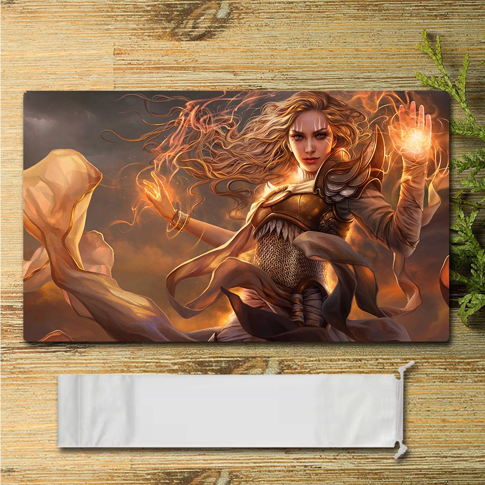 Drow Elf Playmat, MTG Playmat, Large Desk Mat Gaming Mousepad XL, Drizzt,  Gift for Gamer, Gaming Decor, Desk Accessories, Office Accessories 