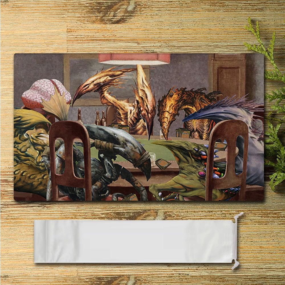 Anime monster hunter armor dragon hullabaloo Playmat Mat Desk Pad