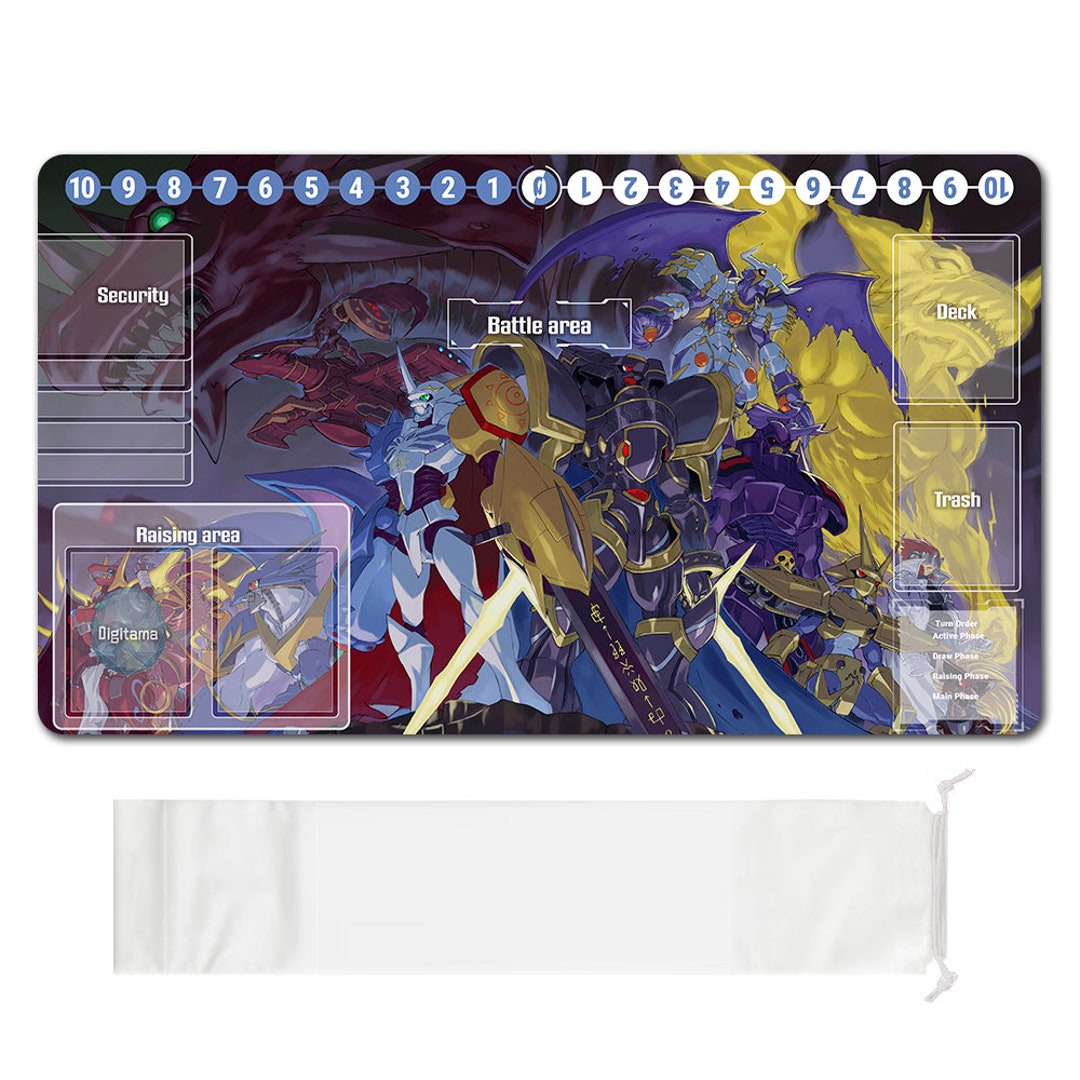 Playmat 22060415 Board Game Digimon Playmat Size 60X35CM Etsy