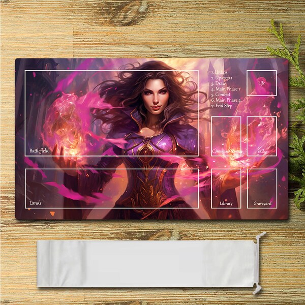 Liliana Mtg Playmat Etsy