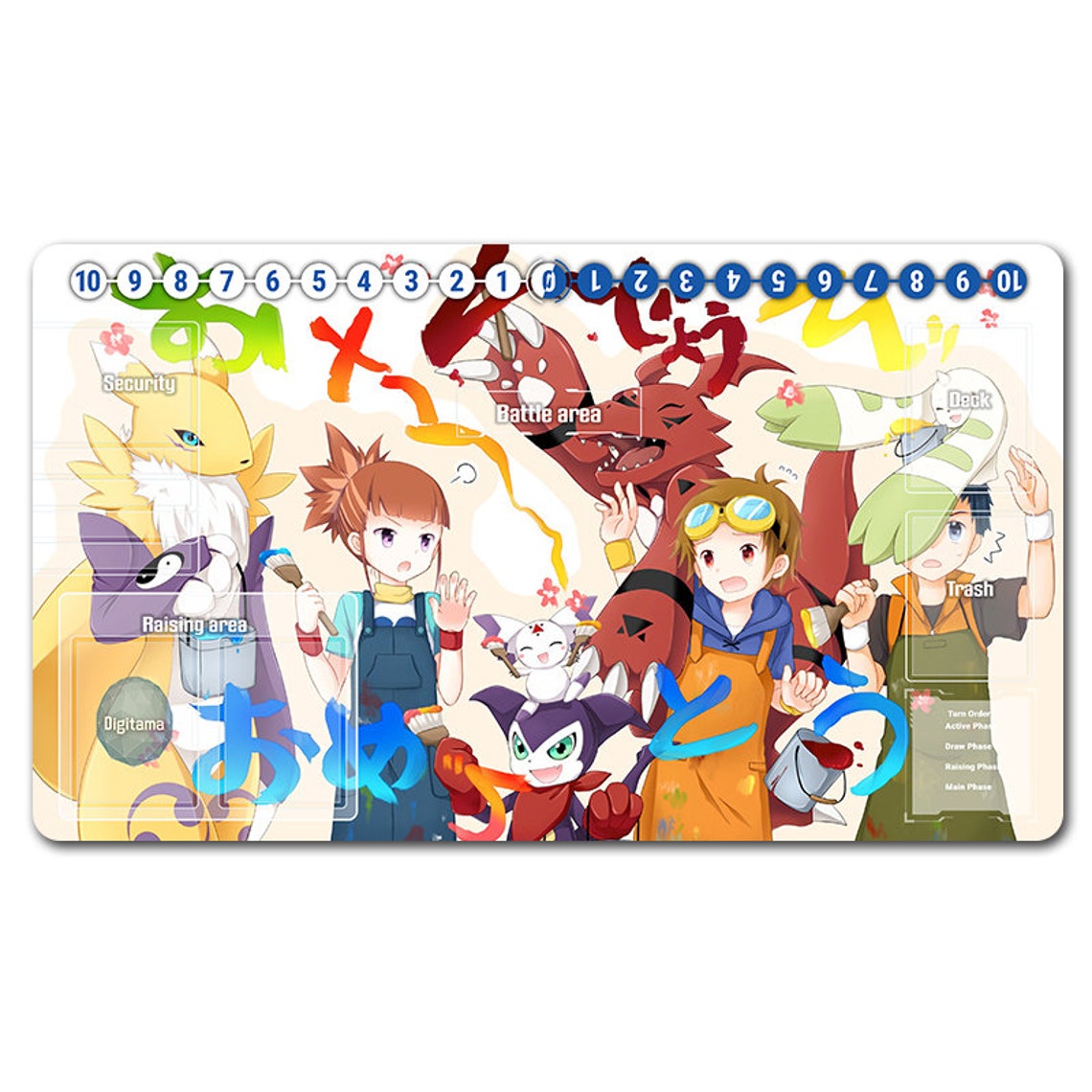 Playmat 231471 Board Game Digimon Playmat Size 60X35CM Etsy