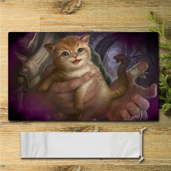 Mtg Cat Playmat Etsy