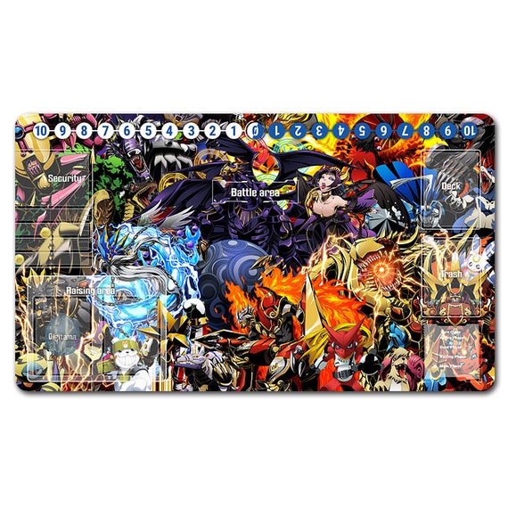 Playmat 22060401 Board Game Digimon Playmat Size 60X35CM Etsy