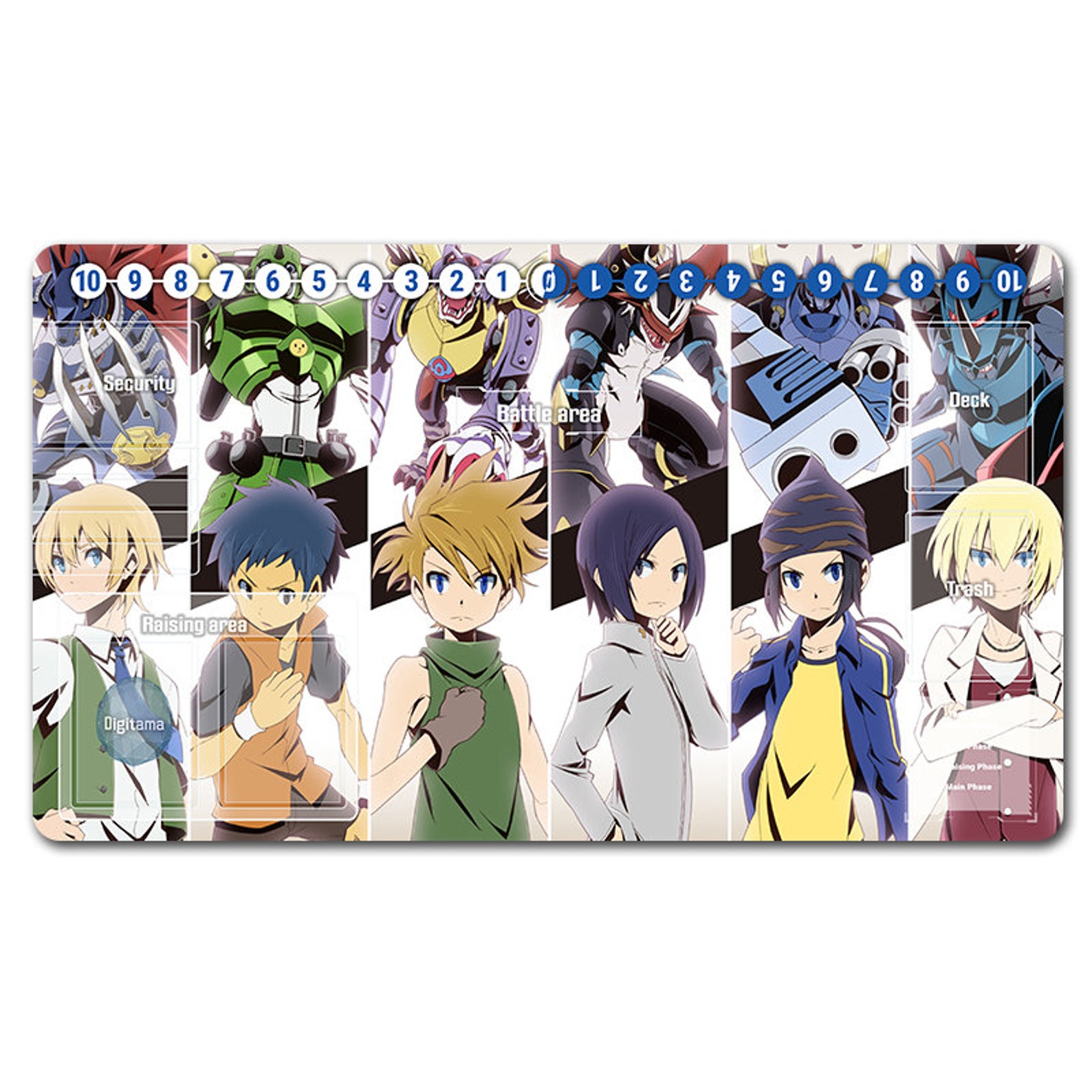 Playmat 231467 Board Game Digimon Playmat Size 60X35CM Etsy