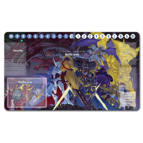 Playmat 22060415 Board Game Digimon Playmat Size 60X35CM Etsy