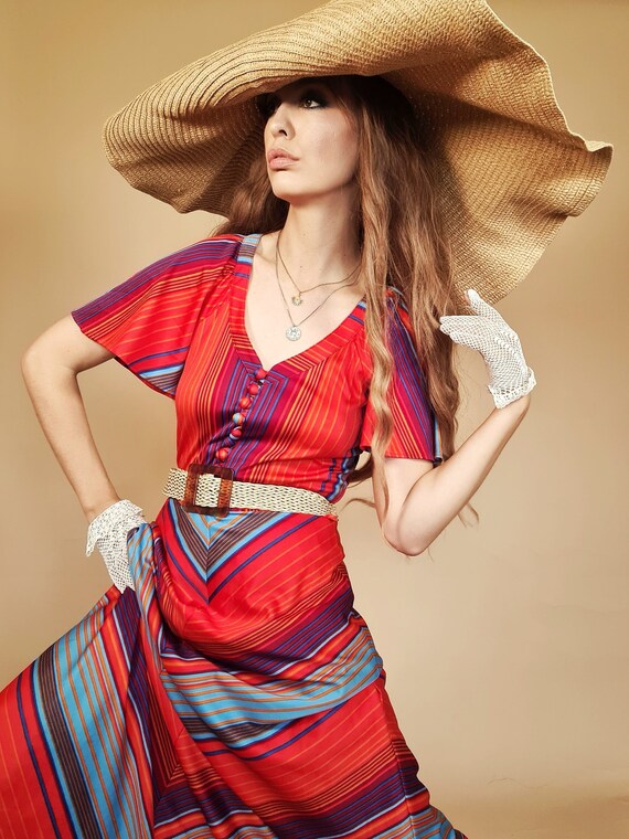 Vintage Jannis Dress T.S Etsy