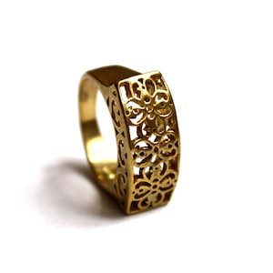 Handcrafted Copper Ring , Unique Rustic Design , Anti-Inflammatory Benefits , Durable Jewelry Gift , Copper Ring , Copper Gold Fashion