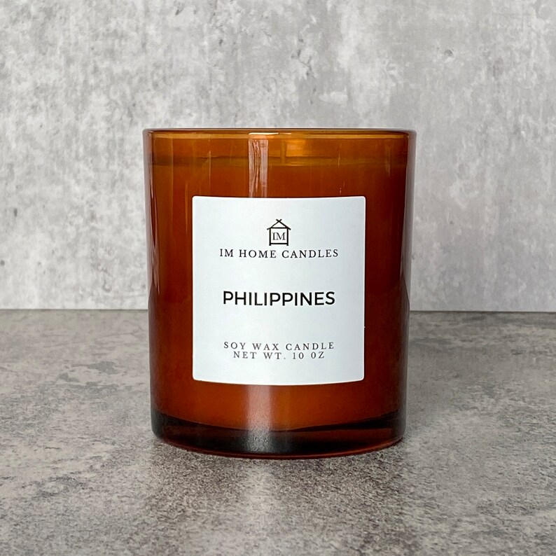 PHILIPPINES Soy Wax Candle Sampaguita Scented Candle Etsy