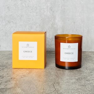 GREECE Scented Candle | Fruity Candle | Travel Gift | Destination Wedding Gifts