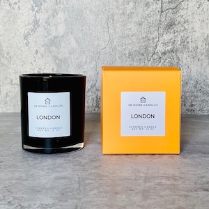 LONDON Soy Wax Candle | White Tea | Bergamot | Jasmine