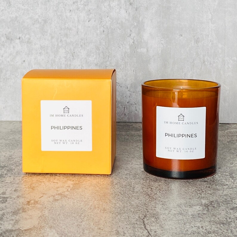 PHILIPPINES Soy Wax Candle Sampaguita Scented Candle Etsy