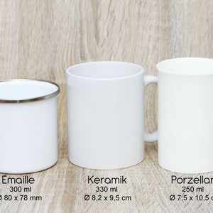 Busenfreundin Tasse in Emaille, Keramik oder Porzellan, Geschenk für beste Freundin BFF image 5