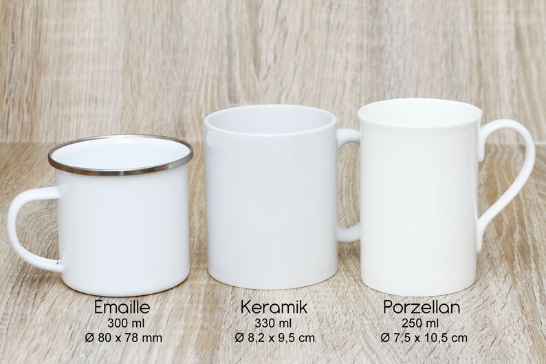 Busenfreundin Tasse in Emaille, Keramik oder Porzellan, Geschenk für beste Freundin BFF image 5