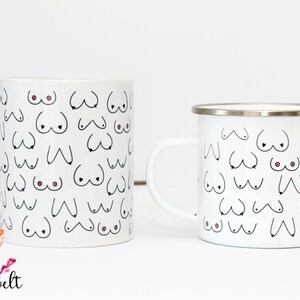 Busenfreundin Tasse in Emaille, Keramik oder Porzellan, Geschenk für beste Freundin BFF image 6