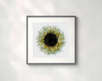 Watercolor Iris Print • Ophthalmologist and Optometrist Gift • Eye Clinic Wall Decor • 100c