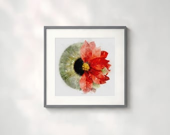 Eye Doctor Art Print gift for an Optometrist or Ophthalmologist - 185a