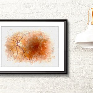 Medical student graduate gift eye wall art