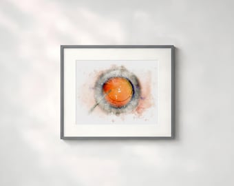 Cataract surgery art print for ophthalmologists and cataract surgeons - detailed medical print for clinics and medical office decor - 099