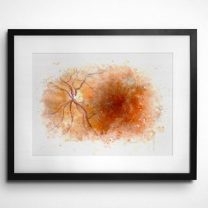 Macula retina eye art print