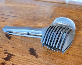 Vintage aluminium citruspers voor thee of koken