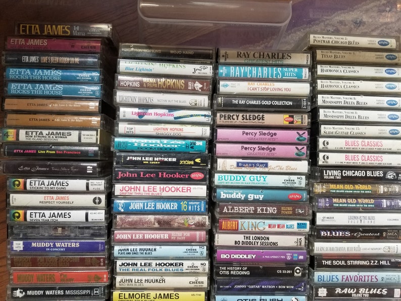 Vintage Blues and Soul Cassette Tapes: Compilations and Hits image 3