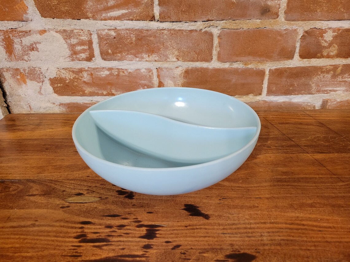 Vintage Sun Valley Melmac Divided Bowl Made in Chicago USA Sea Etsy
