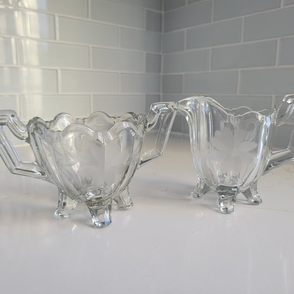 Etched Sugar Bowl Etsy