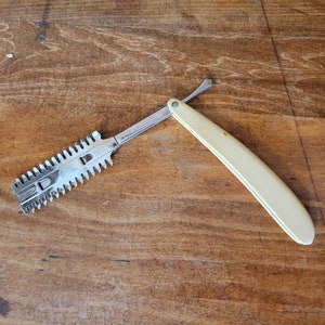 Vintage Durham Duplex Hair Shaper Straight Razor Barber Tool