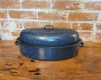 enamel roaster with lid